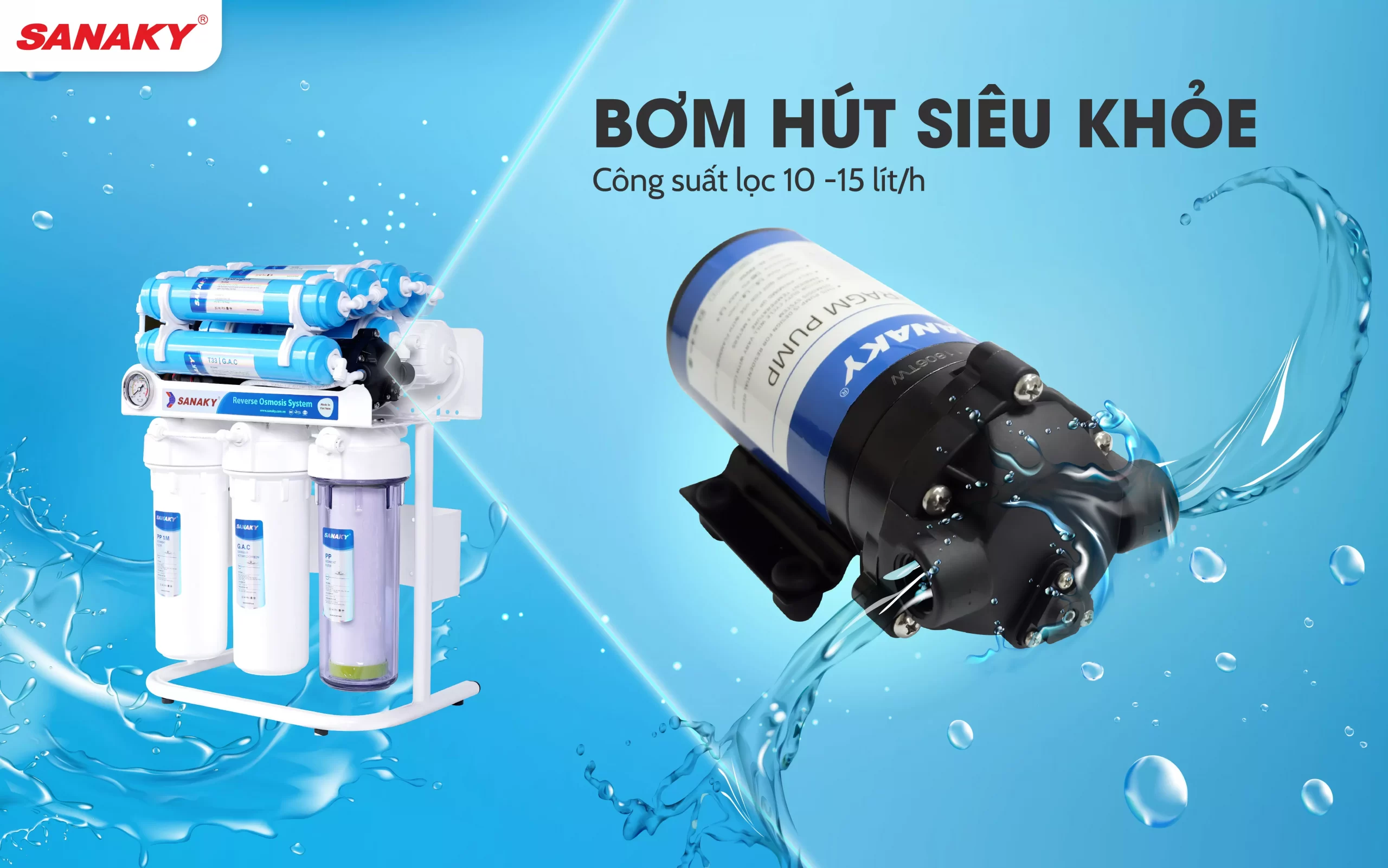 Máy Lọc Nước Sanaky SNK-US2310 ( không tủ ) - Ảnh 5